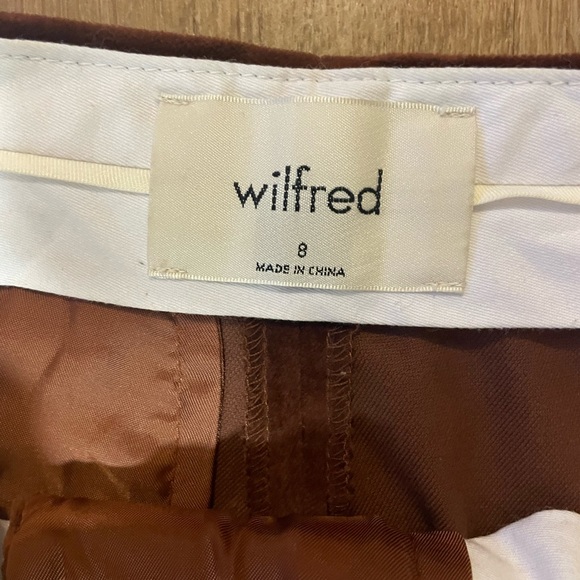 Aritzia Wilfred Francesca Velvet High Waist Pants - Picture 4 of 12